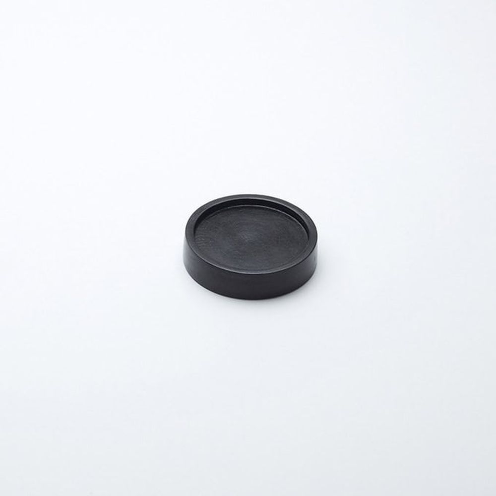 American Metalcraft Upton Collection Espresso Finished Wood Plate, 4 1/4 x 4 1/4 x 3/4 inch