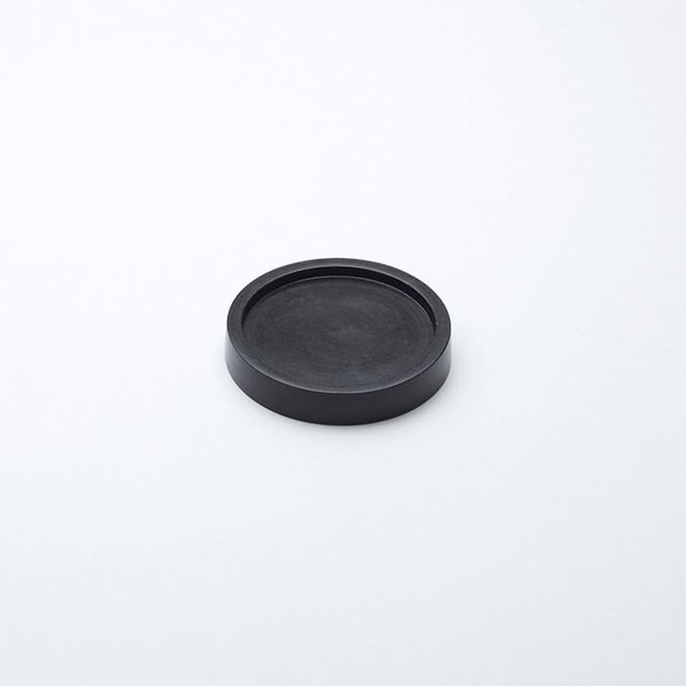 American Metalcraft Upton Collection Espresso Finished Wood Plate, 5 x 5 x 3/4 inch