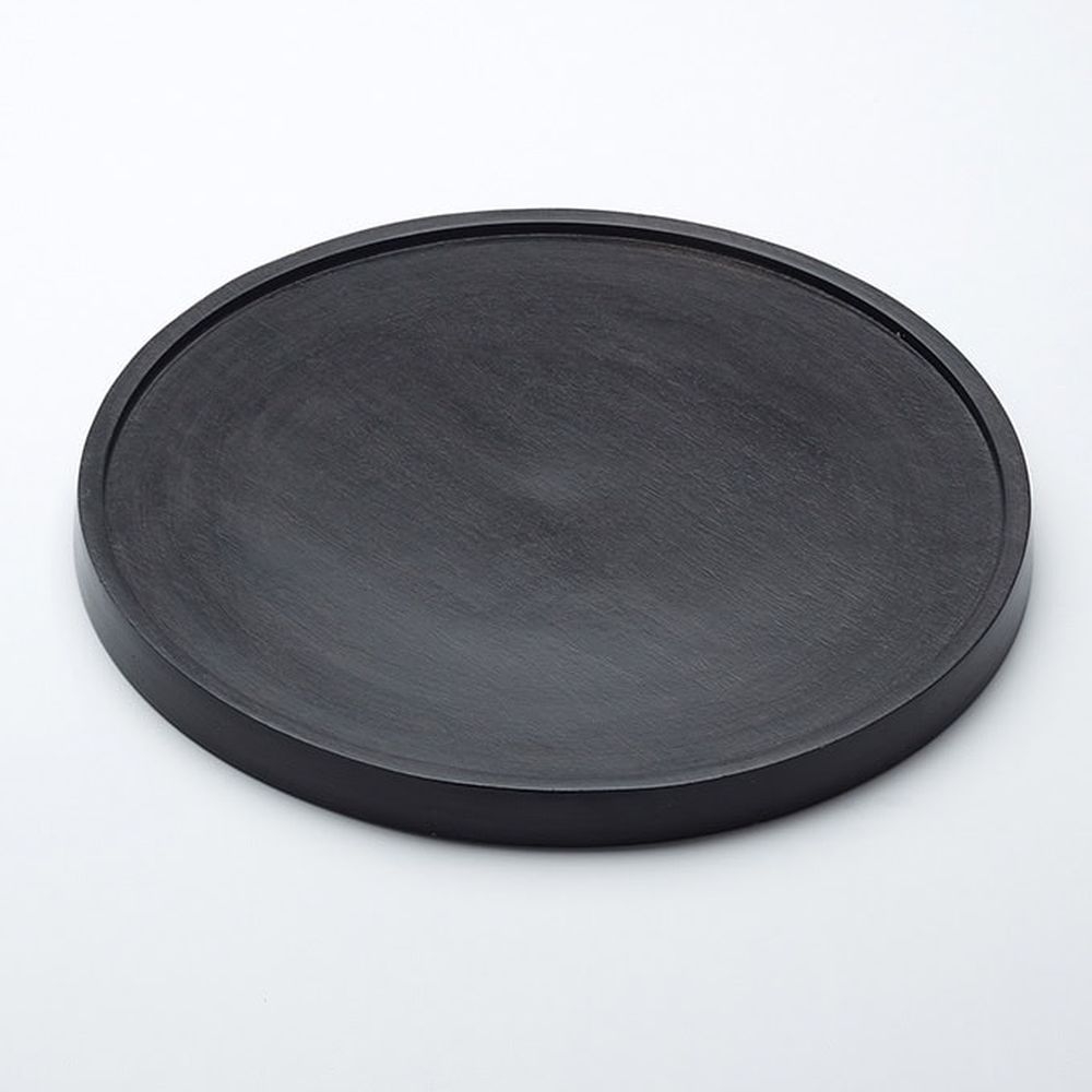 American Metalcraft Upton Collection Espresso Finished Wood Plate, 13 x 13 x 3/4 inch