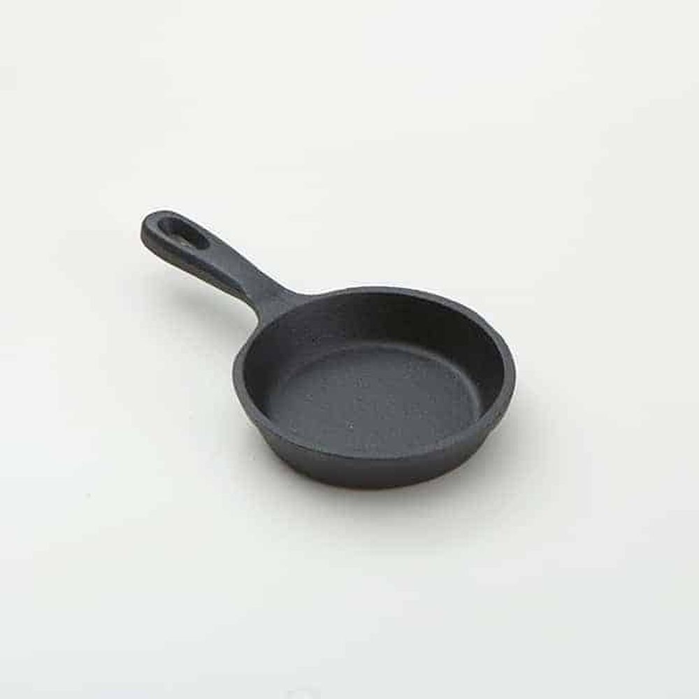 American Metalcraft Black Cast Iron Frying Pan, 3.5 Ounce Capacity