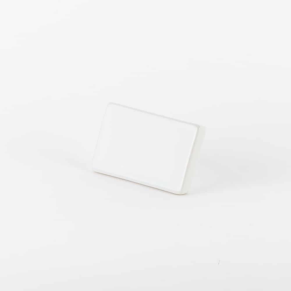 American Metalcraft Rectangle Ceramic Card Sign and Marker, 3 3/4 x 2 1/2 inch