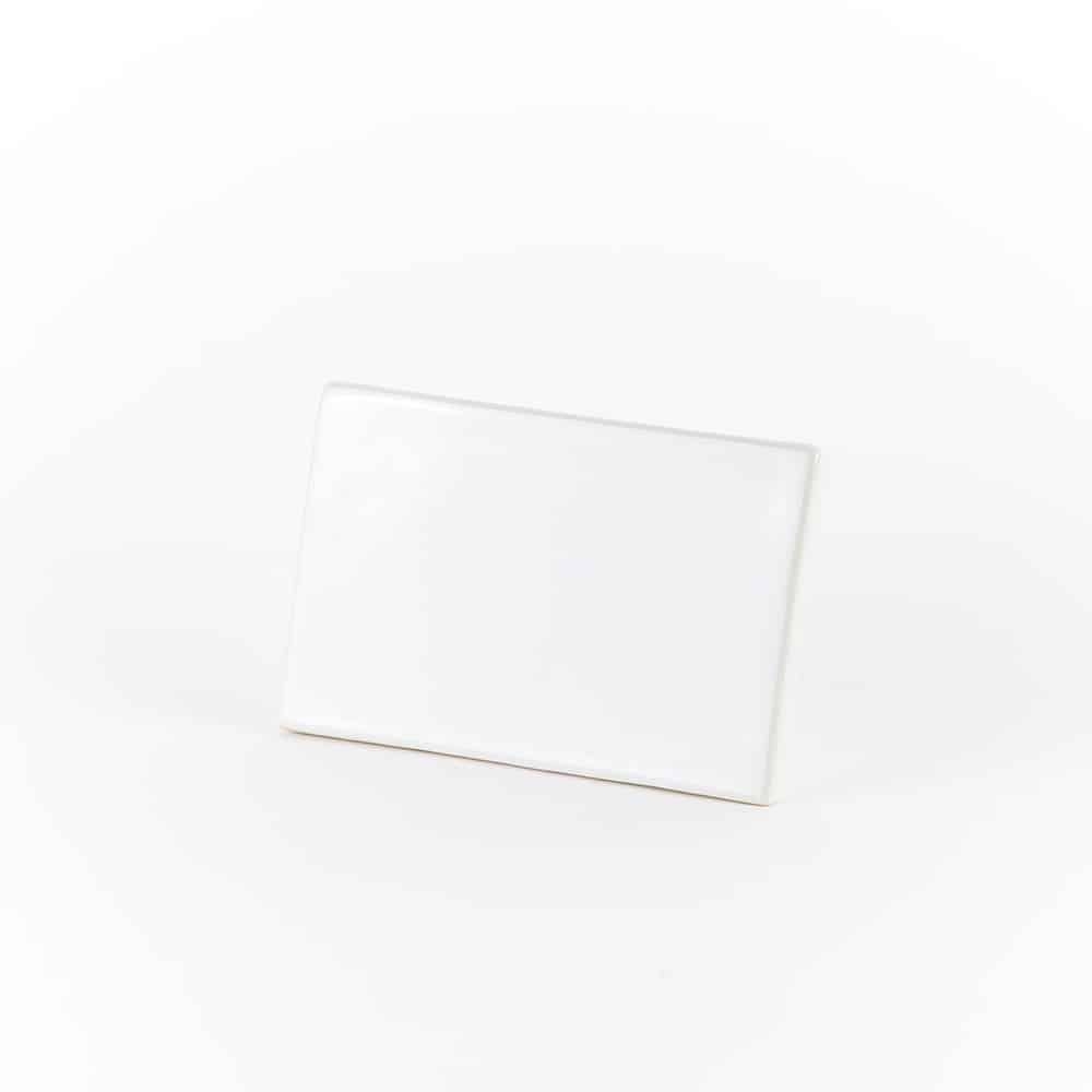 American Metalcraft Rectangle Ceramic Card Sign and Marker, 5 x 3 1/2 inch