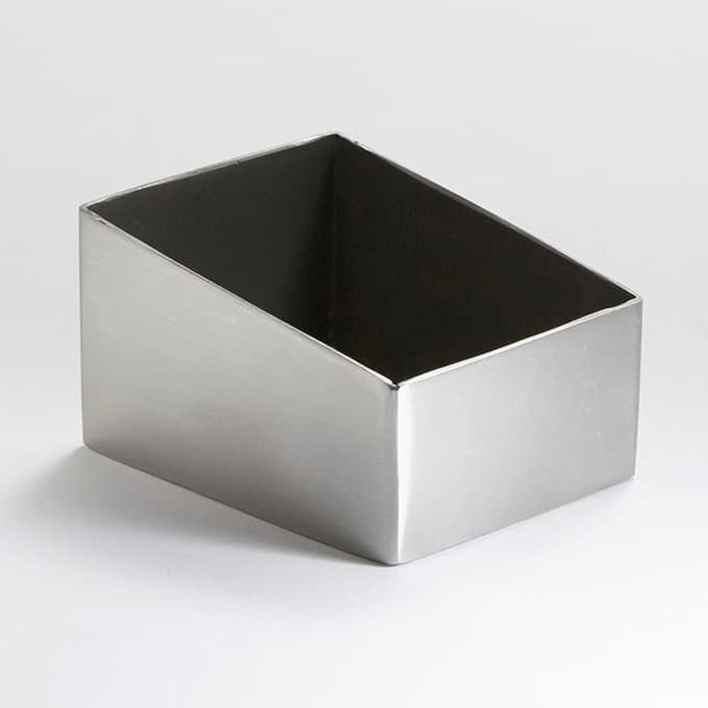 American Metalcraft Satin Finish Stainless Steel Rectangular Sugar Packet Holder, 3 1/8 x 2 1/2 x 1 3/4 inch