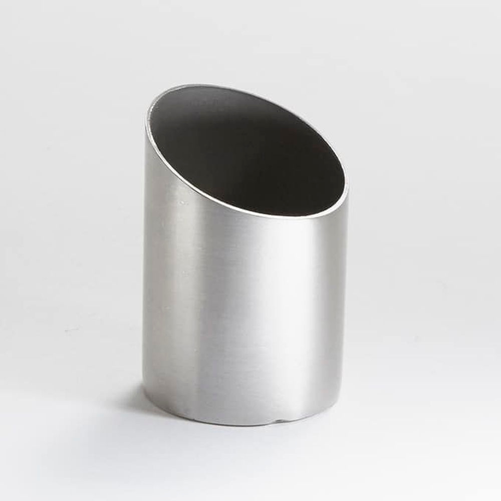 American Metalcraft Stainless Steel Round Sugar Packet Cube Holder, 2 inch Dia x 2 3/4 inch Height