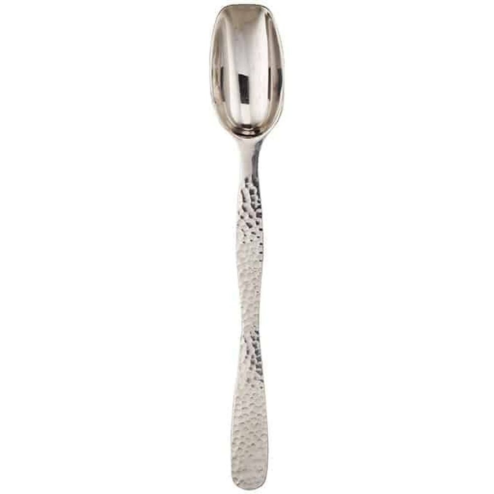 American Metalcraft Stainless Steel Hammered Spoon, 9 1/2 inch Length