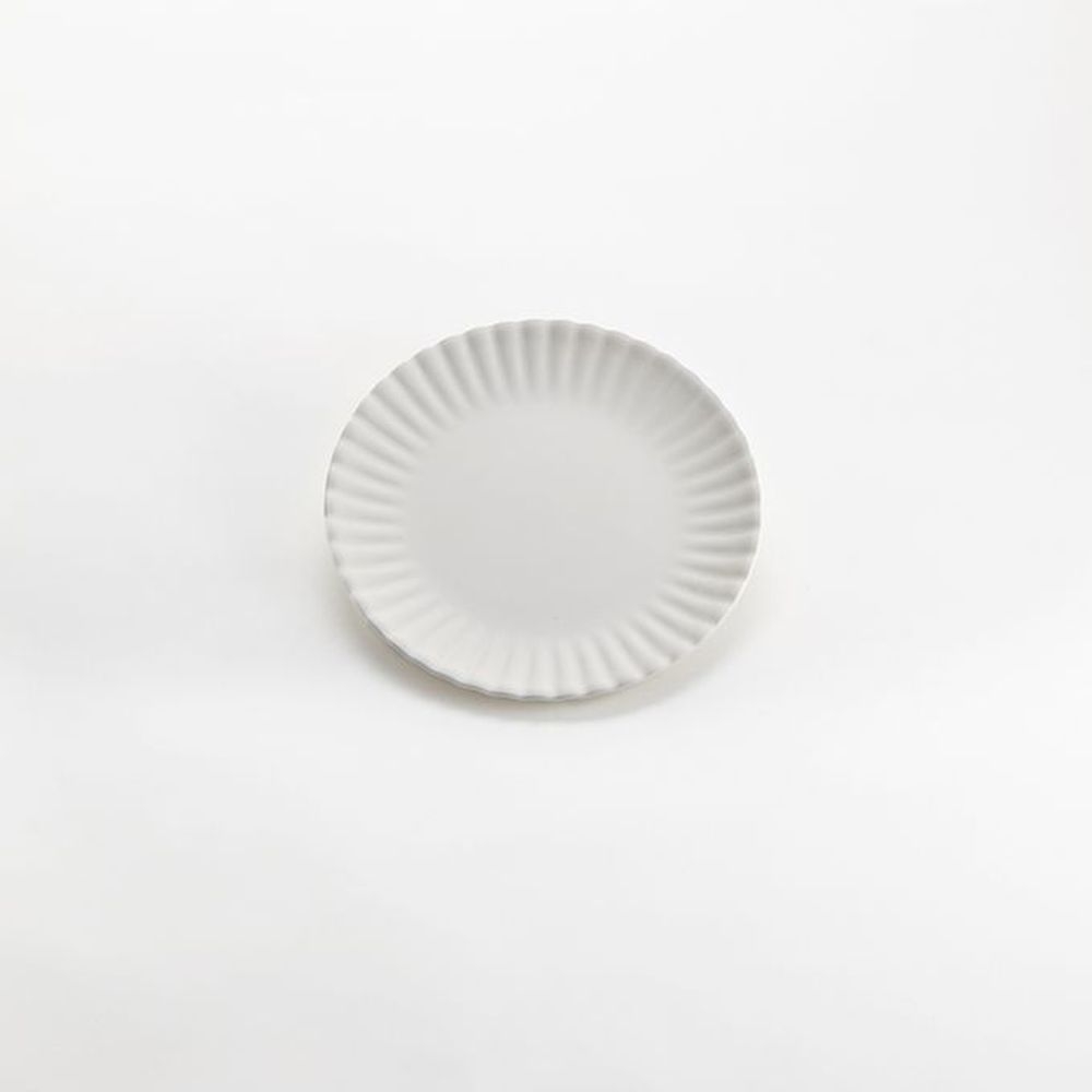 American Metalcraft White Melamine Small Paper Plate, 7 3/8 Inch Dia. X 5/8 Inch Height