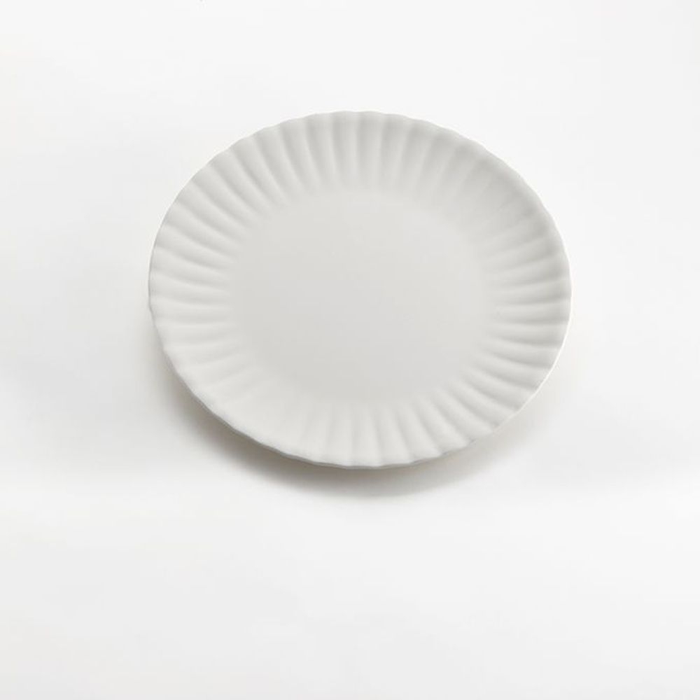 American Metalcraft White Melamine Large Paper Plate, 10 7/8 Inch Dia. X 3/4 Inch Height