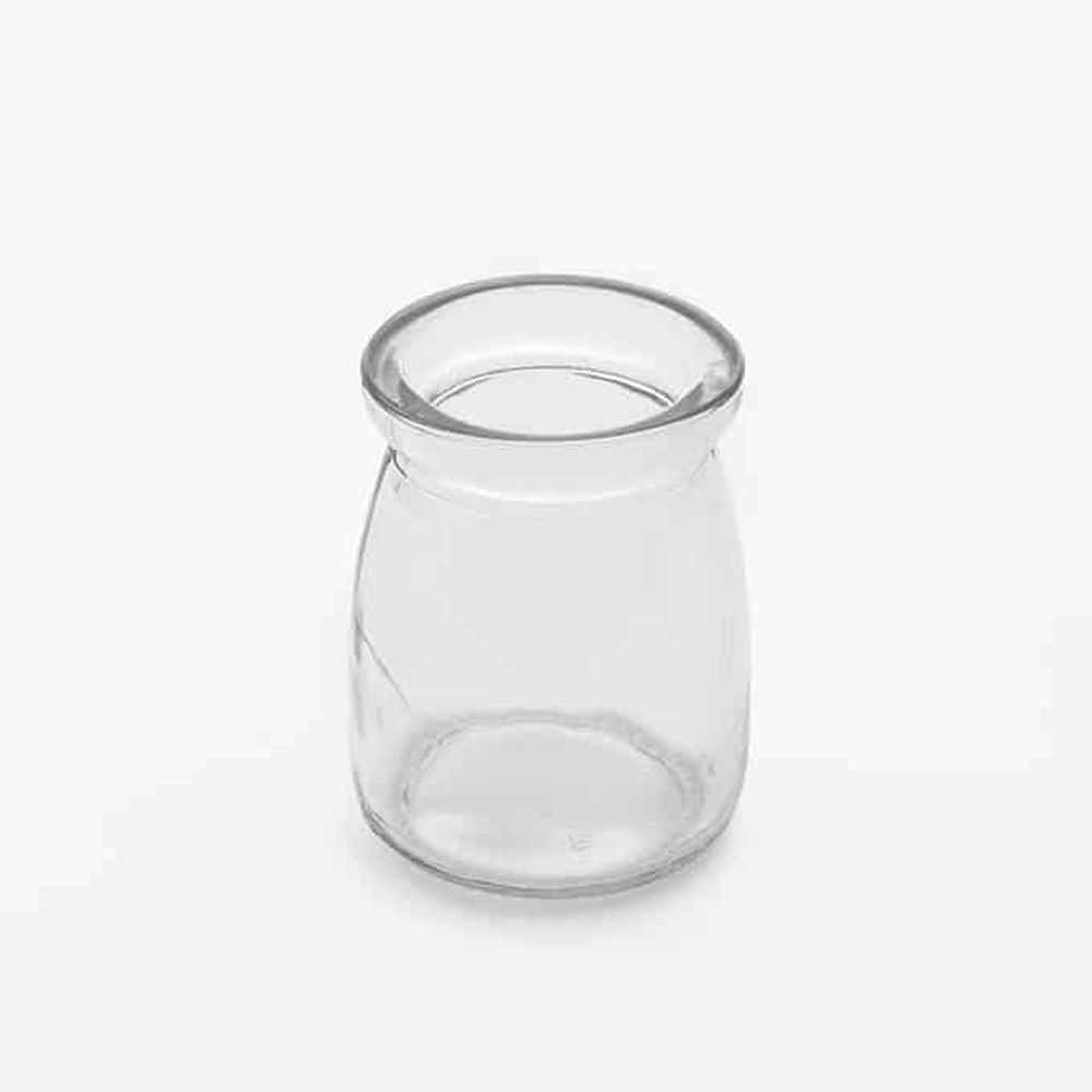 American Metalcraft Round Clear Glass Jar, 4 Ounce