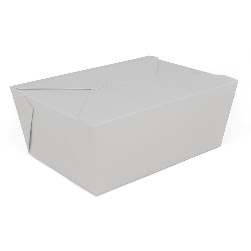 Number 4 Retro White Paperboard Box