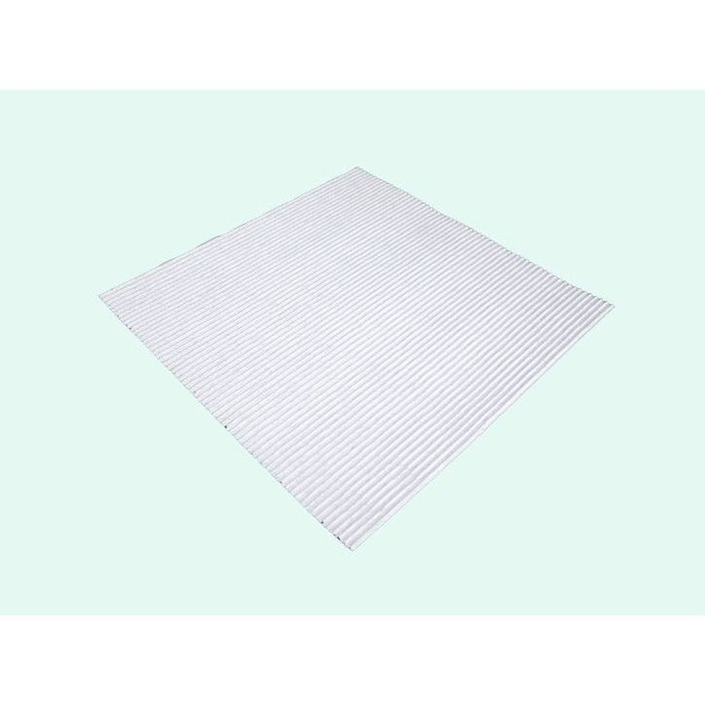 White Corrugated Square Single Face Pizza Liner