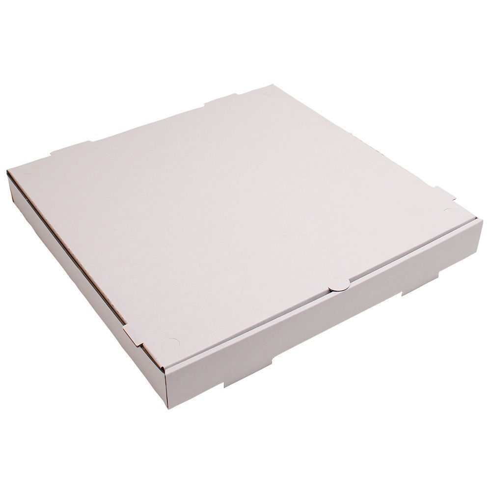 White/Kraft B Flute Pizza Box 16 inch