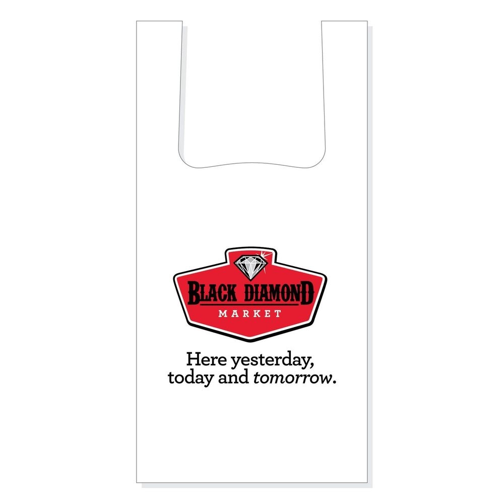 RollMate Large Black Diamond Print T-Shirt Bag