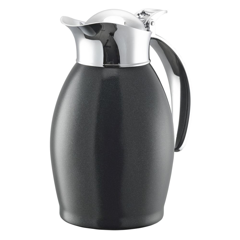 Nicollet Series Radiant Black Finish Stainless Vacuum Insulated Carafe with Flip-Top Lid 0.6 Liter Capacity