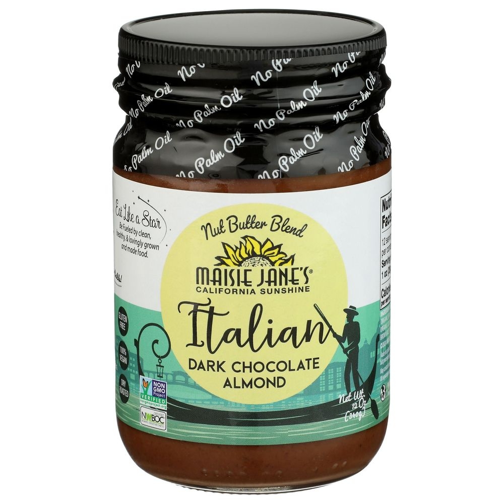 Maisie Jane's Italian Dark Chocolate Almond Butter, 12 Ounce -- 6 Per Case