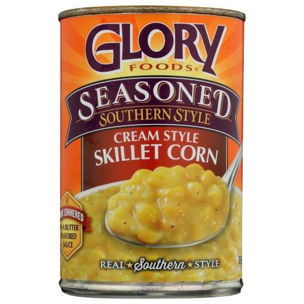 Cream Style Seasoned Southern Skillet Corn
