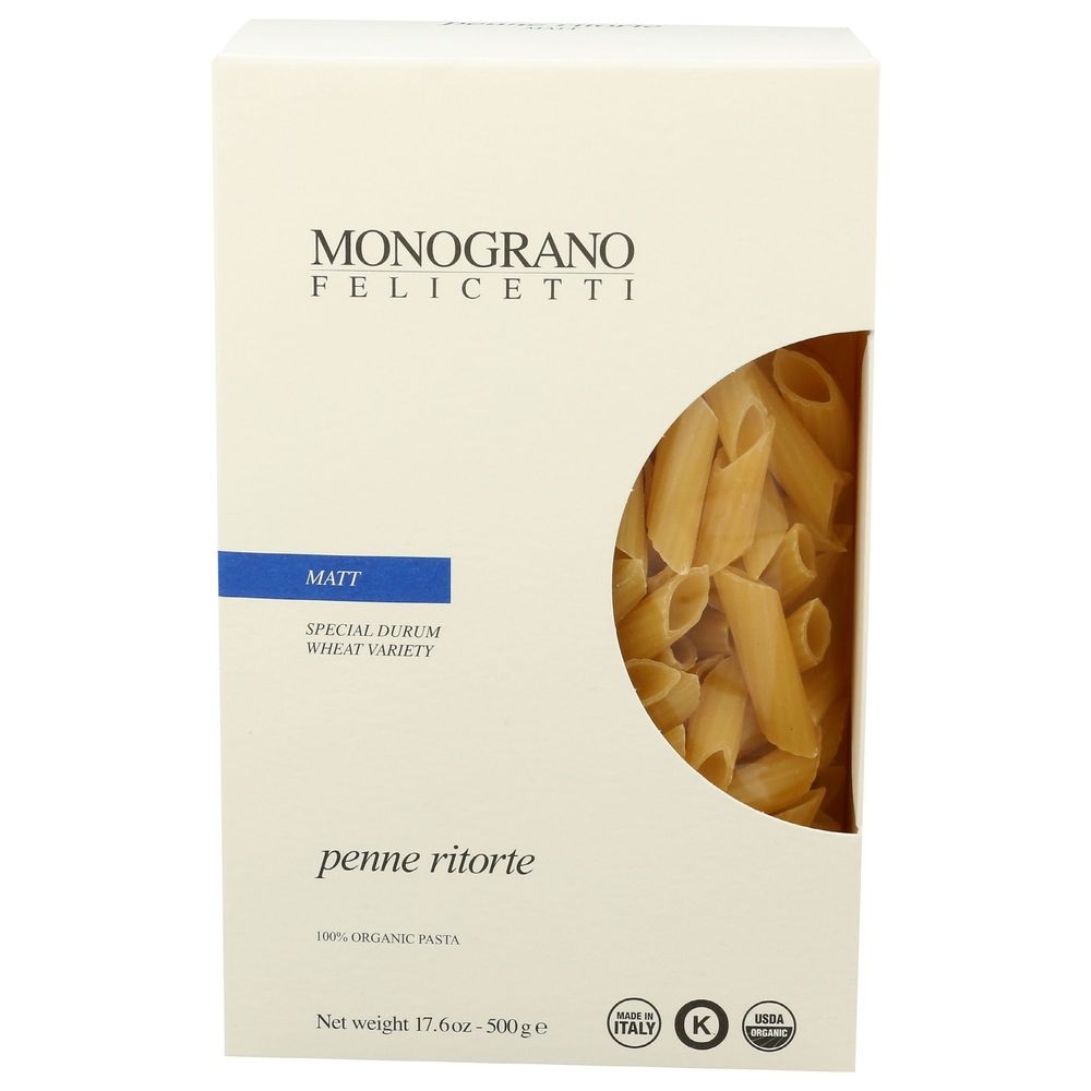 Organic Matt Penne Ristorte Pasta