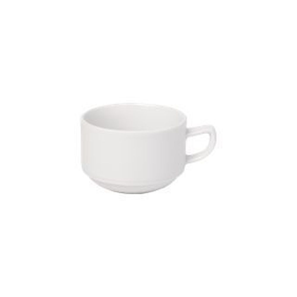 8.5 Ounce Porcelain White Cup