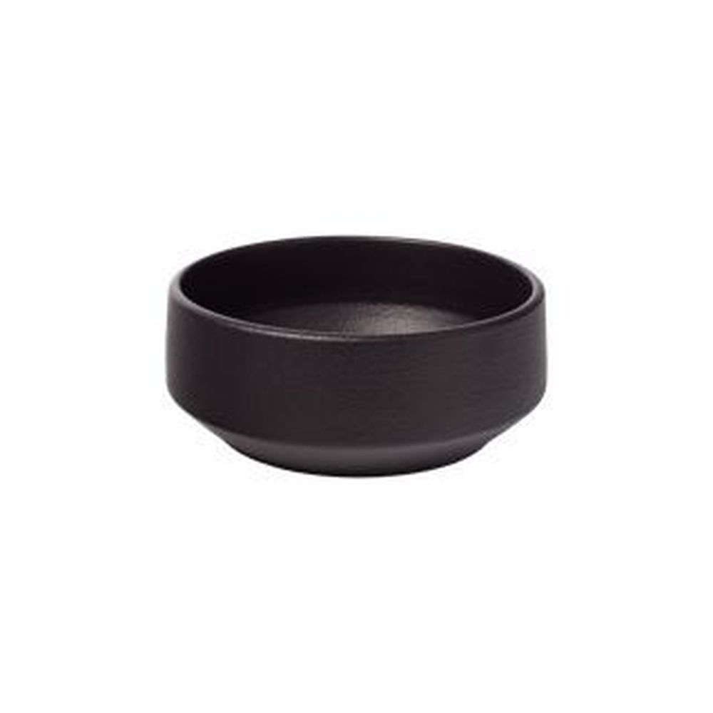 Porcelain 16 Ounce Matte Black Deep Bowl