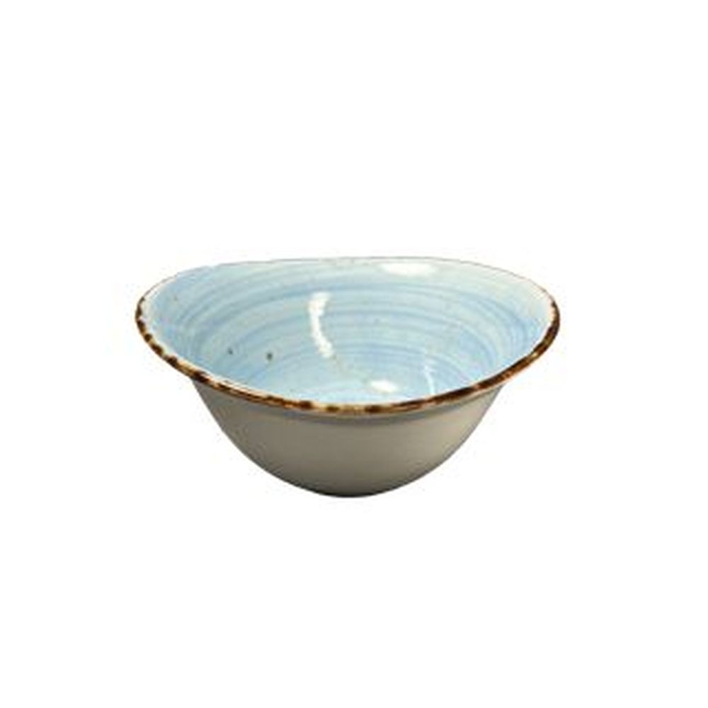 Porcelain 14 Ounce Terra Sky Flare Bowl