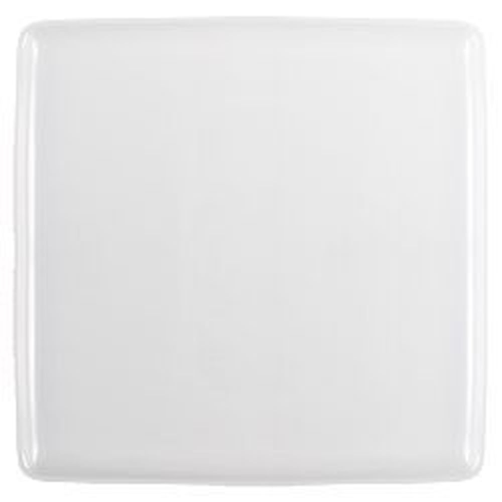 Porcelain White 8 1/2 inch Square Dinner Plate