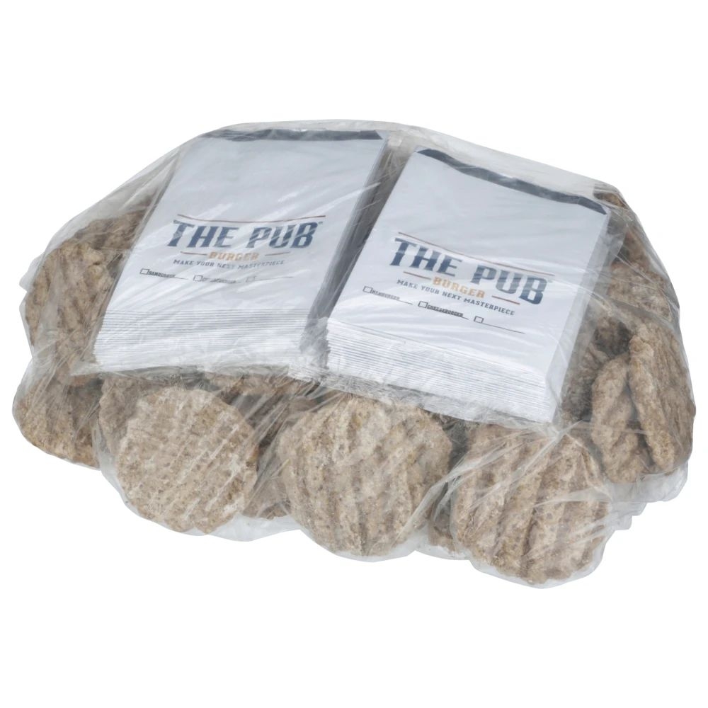 To Go Fully Cooked Flame Broiled Beef Burger