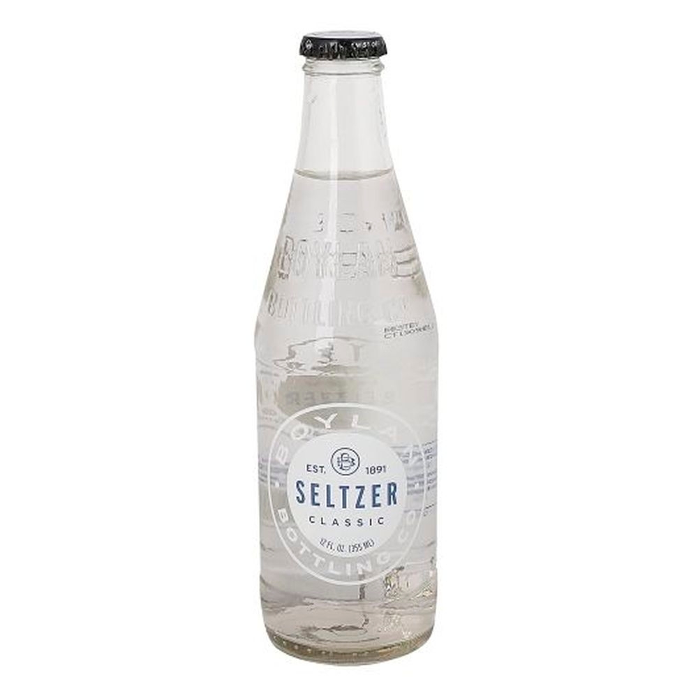 Boylan Bottling Co Pure Seltzer, 12 Ounce -- 24 per case.