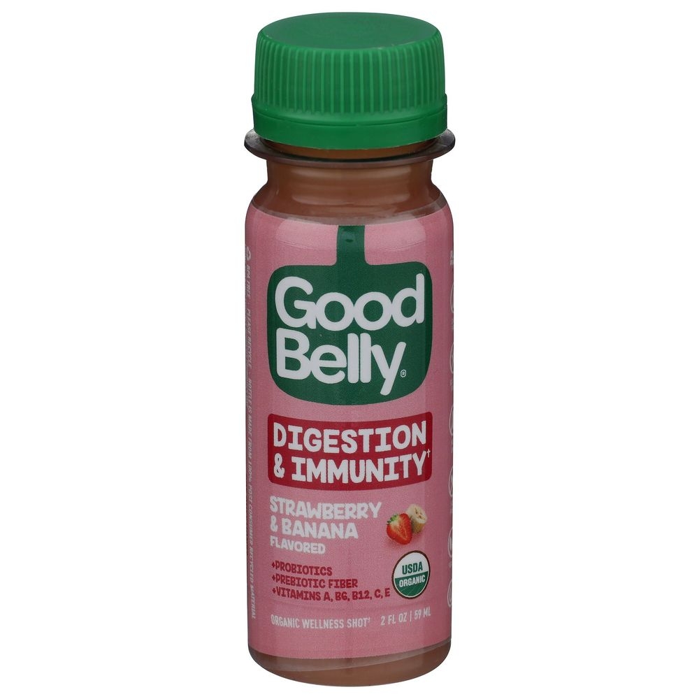 Organic Digestion and Immunity Strawberry and Banana Shot