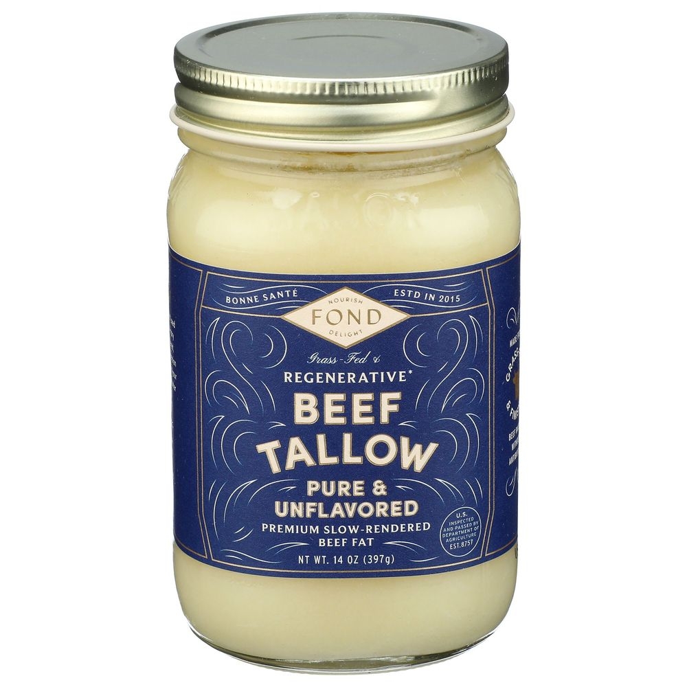 Pure and Unflavored Beef Tallow