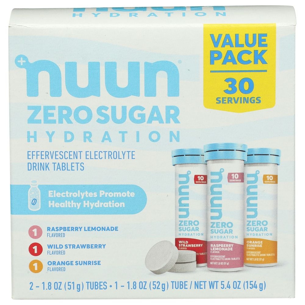 Zero Sugar 3 Flavors Hydration Tablets