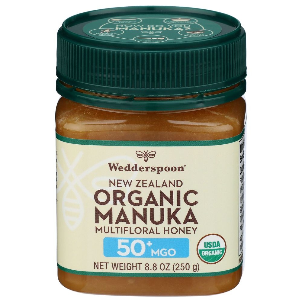 Organic MGO 50 Plus Raw Manuka Multifloral Honey