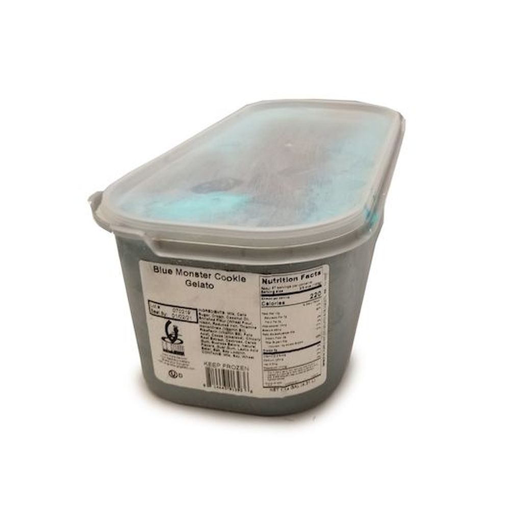 GS Gelato Blue Monster Cookie Gelato, 4.31 Liter
