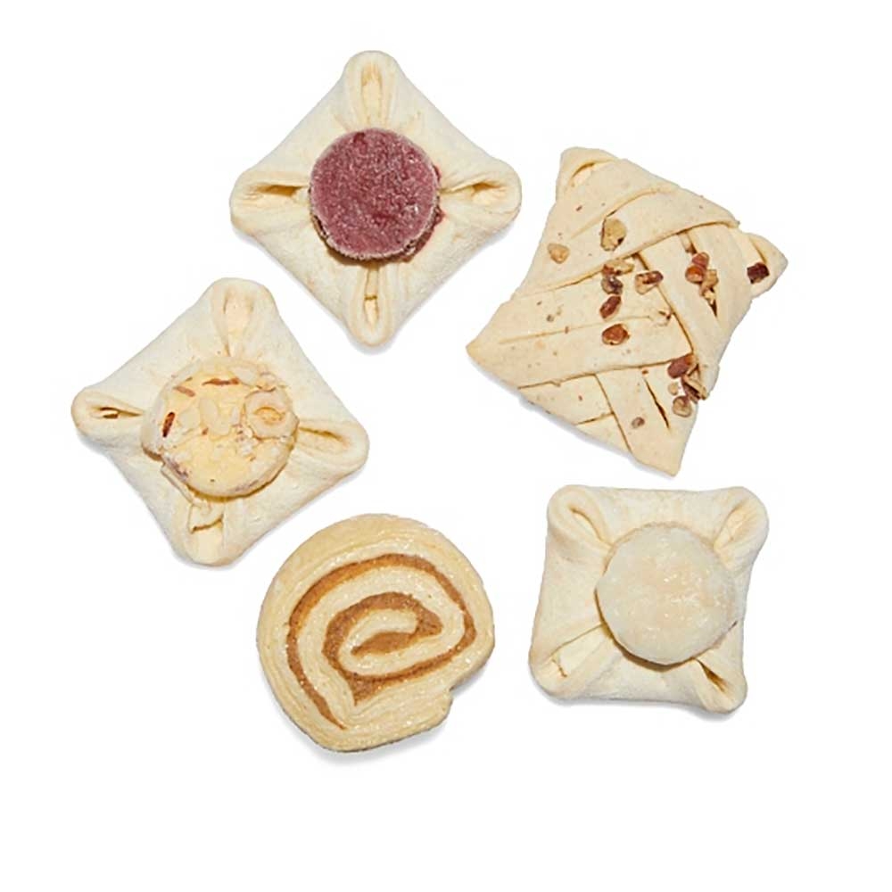 Gourmand Pastries Assorted Mini Danish Pastry, 1.5 Ounce -- 120 per case.