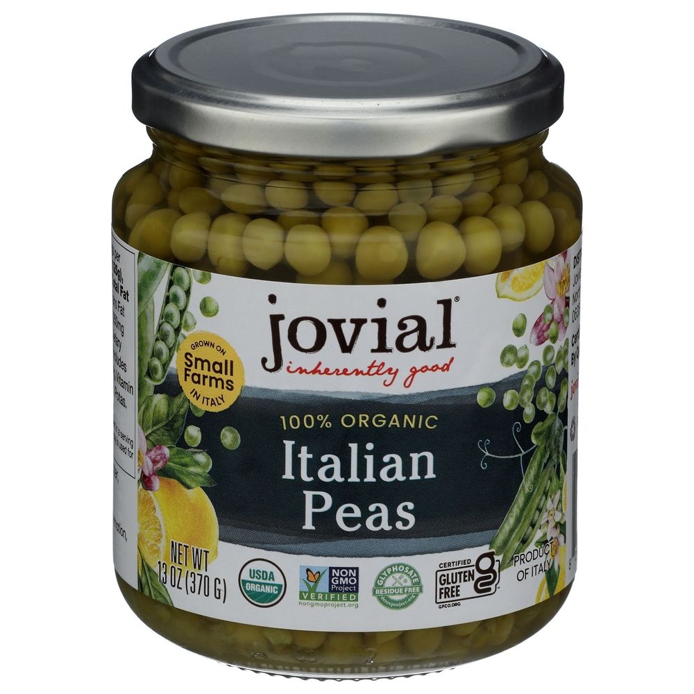 Jovial Organic Italian Peas, 13 Ounce -- 6 Per Case