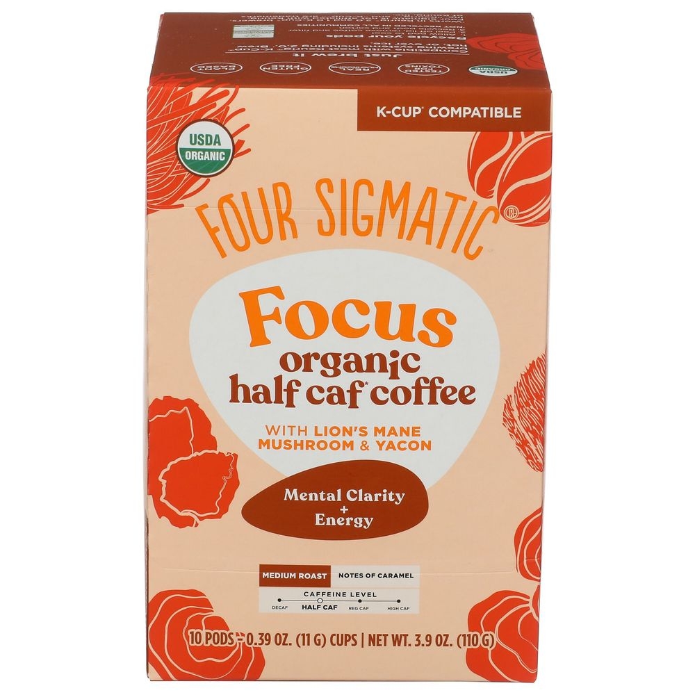 Organic Focus Half Caf Coffee Pods