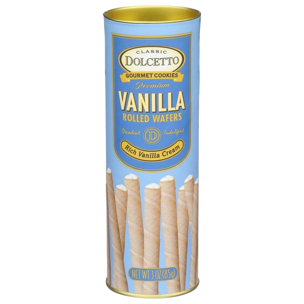 Vanilla Wafer Rolls