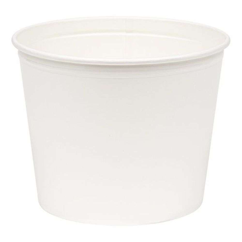 Inno-pak Plain Sbs Poly Coated Inside White Large Bucket, 170 Ounce Capacity -- 100 Per Case