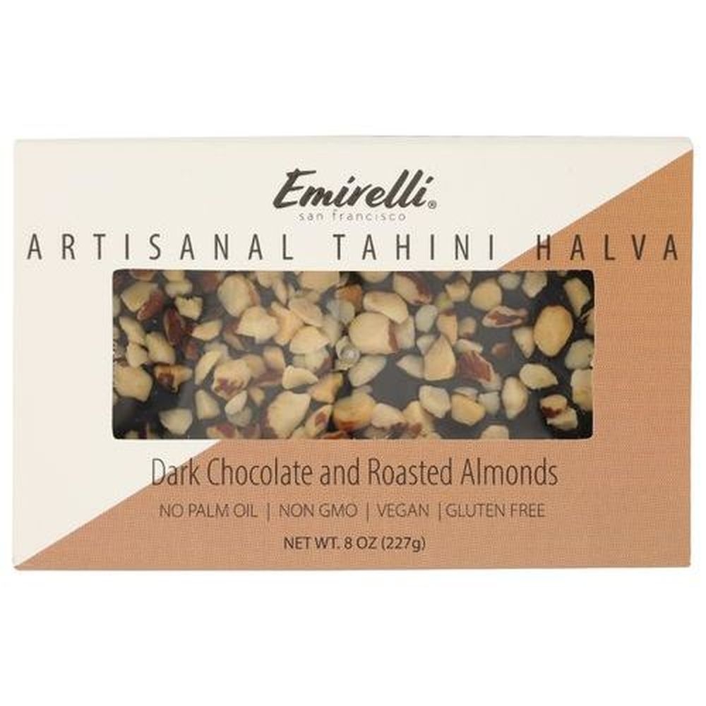 Dark Chocolate and Roasted Almonds Artisanal Tahini Halva