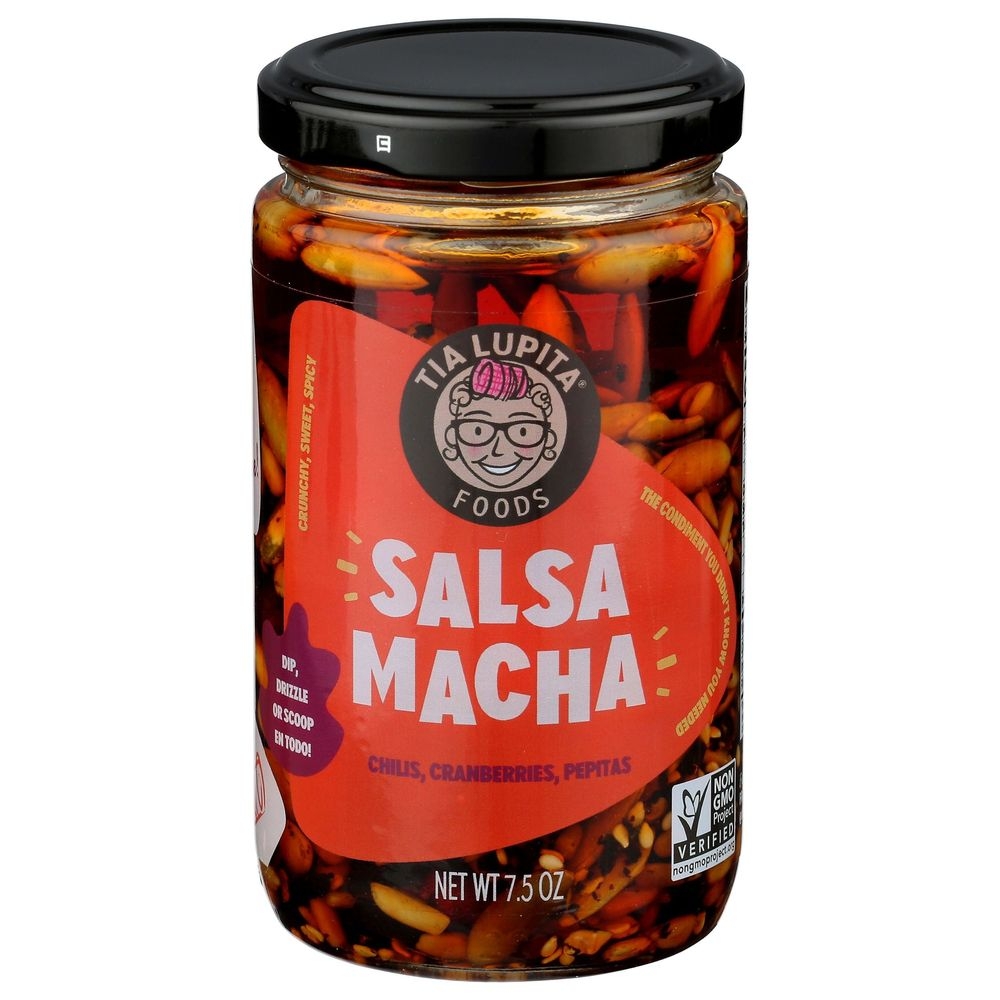 Chilis Cranberries Pepitas Salsa Macha