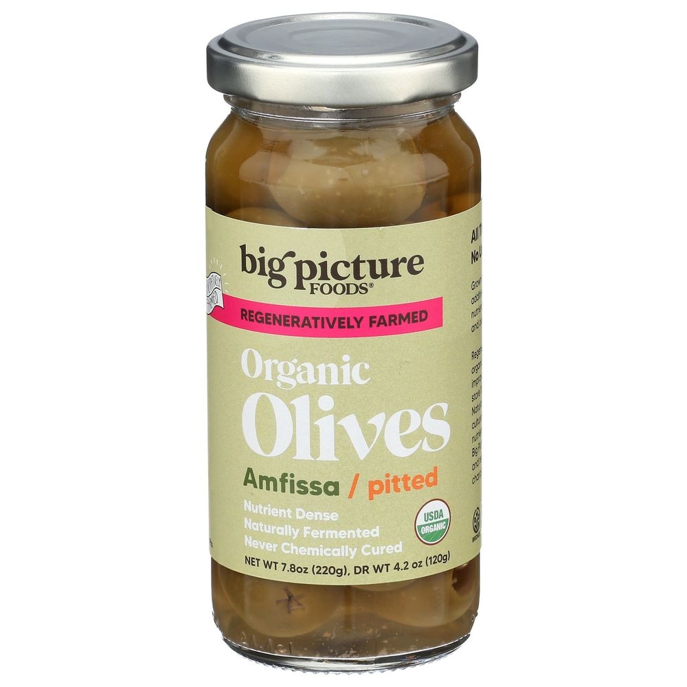 Green Amfissa Pitted Olives