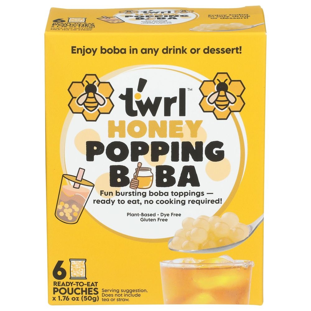 Honey Popping Boba for Bubble Tea