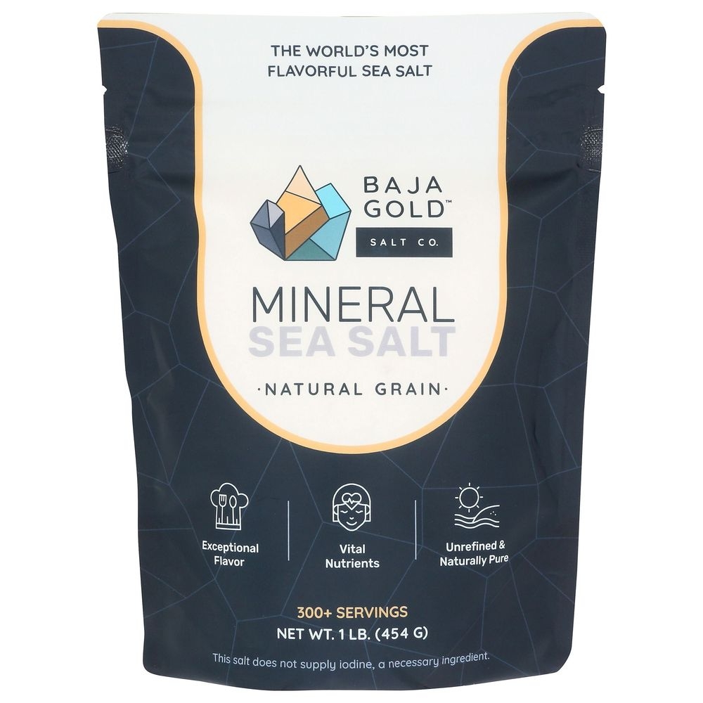 Mineral Sea Salt - Natural Grain Crystals