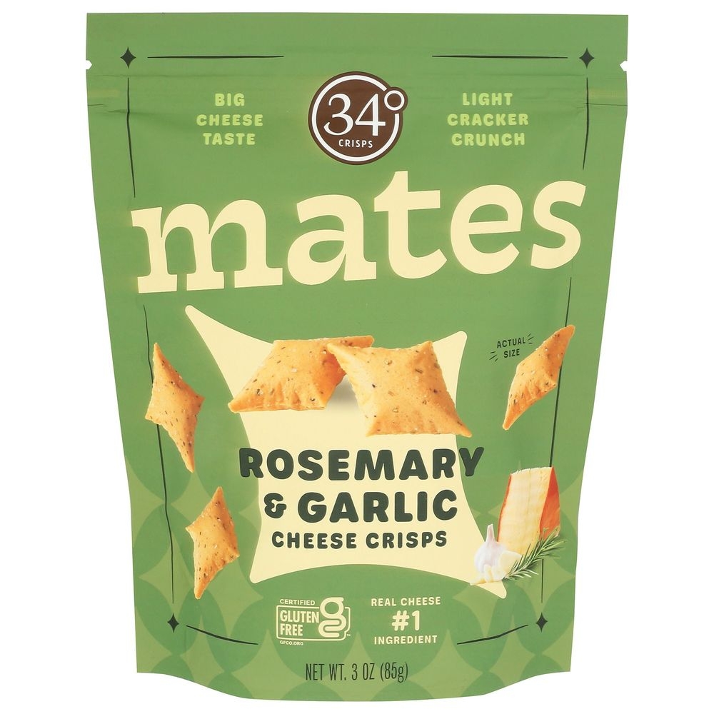 Mates Rosemary and Garlic Cheese Crisps