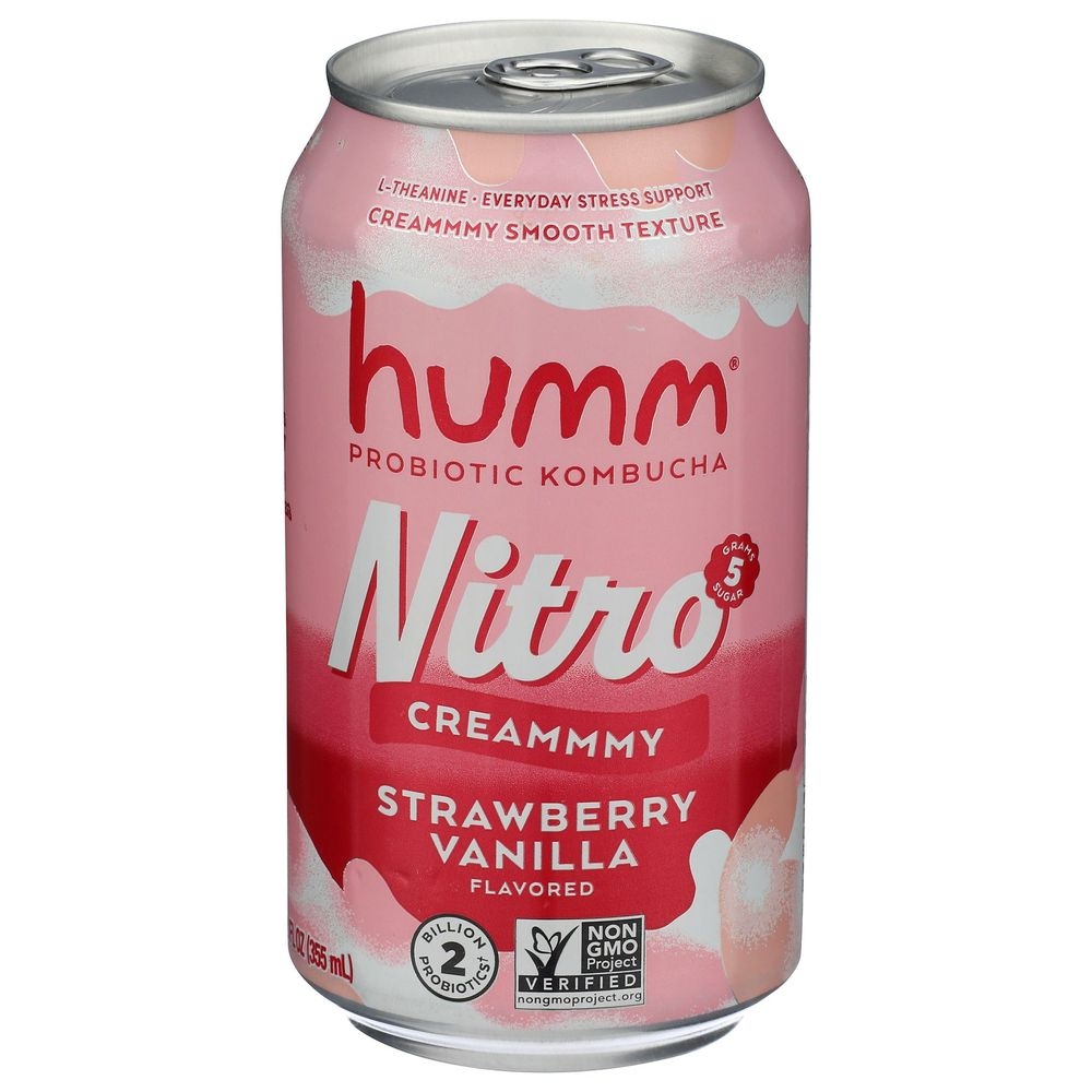 Nitro Strawberry Vanilla Creamy Kombucha