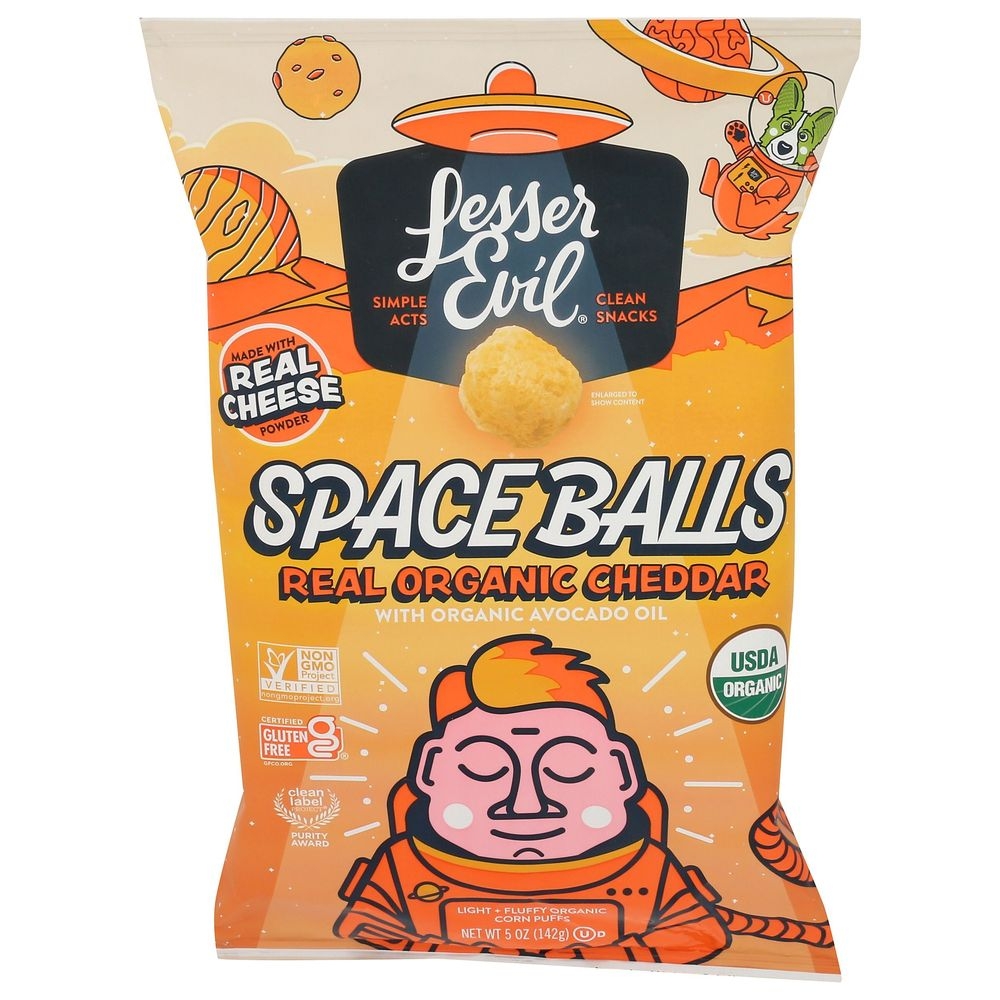 Organic Real Cheddar Space Ball