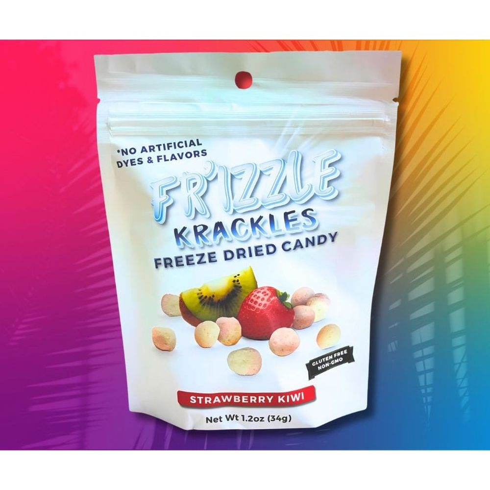Krackles Strawberry Kiwi Freeze Dried Candy