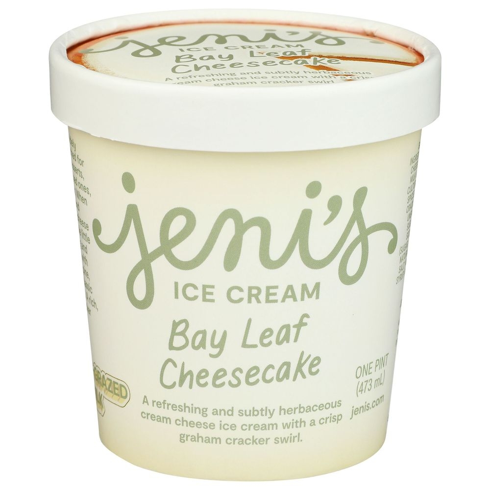 Bay Leaf Cheesecake Ice Cream