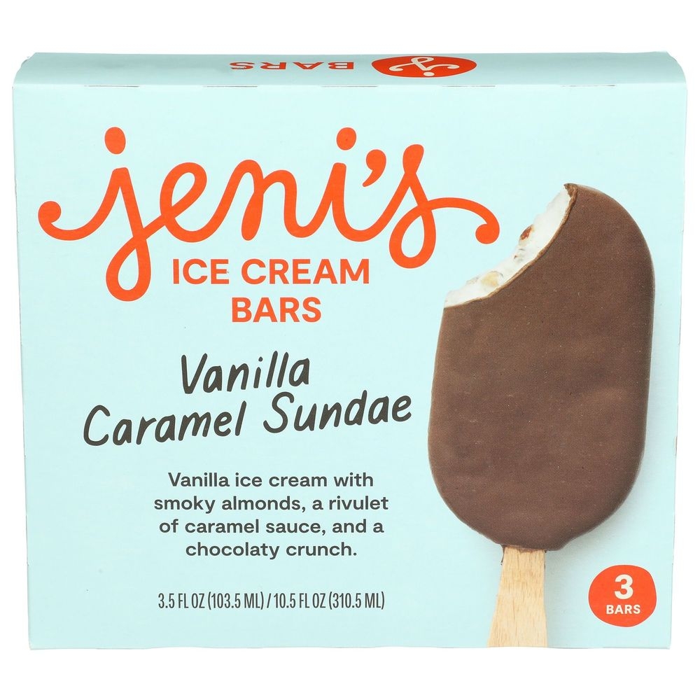 Vanilla Caramel Sundae Ice Cream Bar