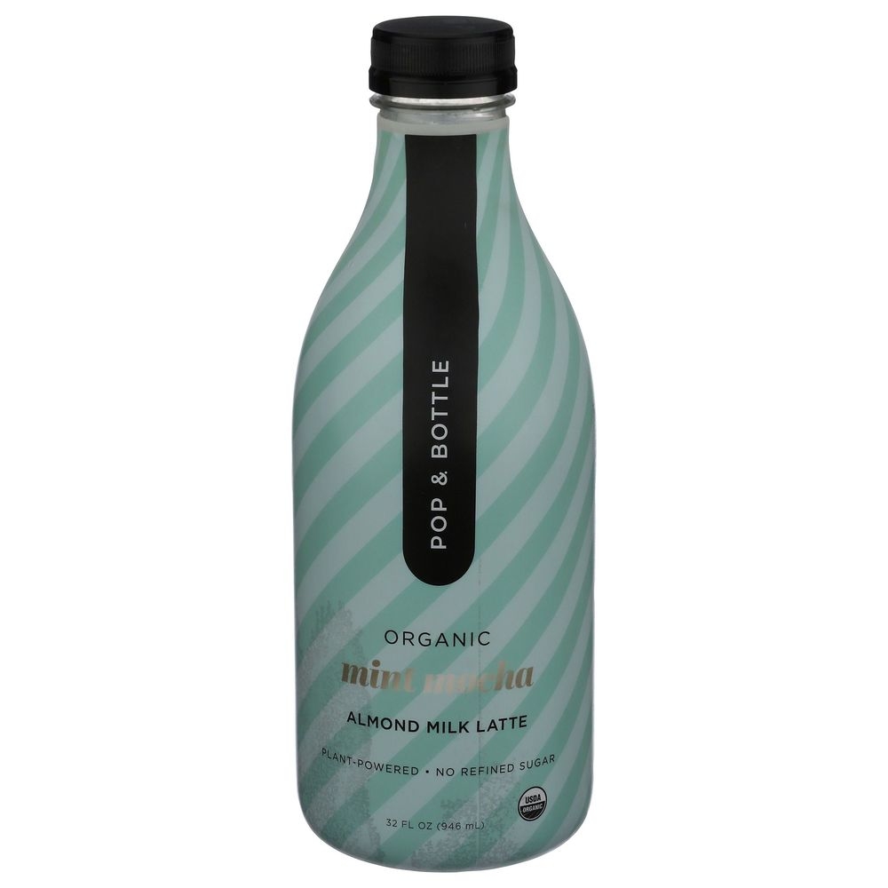 Organic Mint Matcha Almond Milk Latte