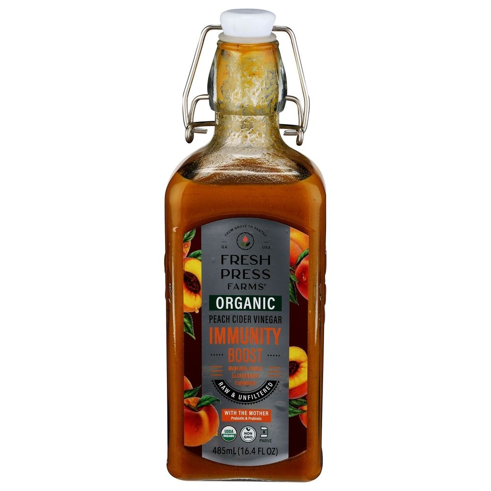 Organic Immunity Boost Peach Cider Vinegar