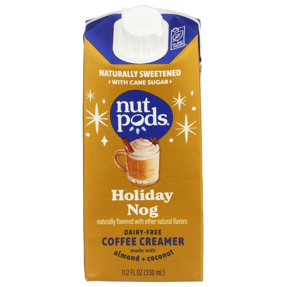 Naturally Sweetened Cane Sugar Holiday Nog Almond Plus Coconut Creamer